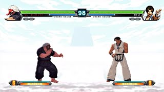 Mr Karate vs Kim Kaphwan (Hardest AI) - KOF XIII