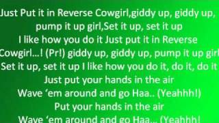 reverse cowgirl remix con letra wisin y yandel ft t-pain