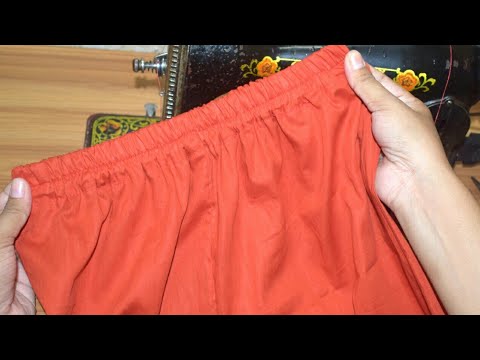 সালোয়ারে ইলাষ্টিক/রাবার লাগানোর নিয়ম/how to attach elastic in salwar/palazo/skart Video