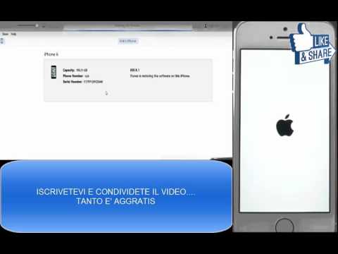 DOWNGRADE da IOS 9.1 A IOS 9.0.2 in ogni iPhone, iPad e iPod Toutch- FACILE