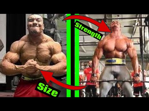 THE TRUTH About Training for STRENGTH Versus SIZE (Powerlifting vs Bodybuilding)