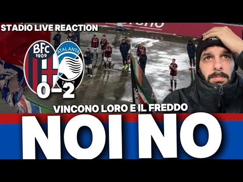 BOLOGNA ATALANTA 0-2 STADIUM LIVE REACTION || FROM THE FANS UNDER THE CURVA || TWO GOALS - TWO DI...