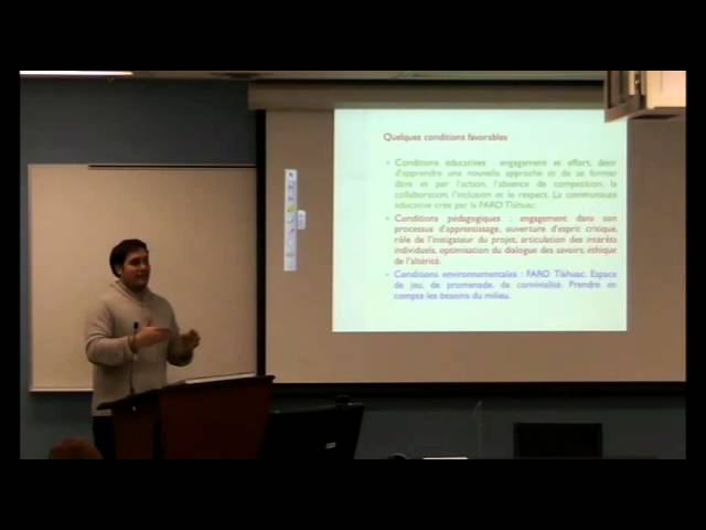 Conférence: «La mise en œuvre d’une communauté d’apprentissage en ERE» par Ivan Luciano Avaca