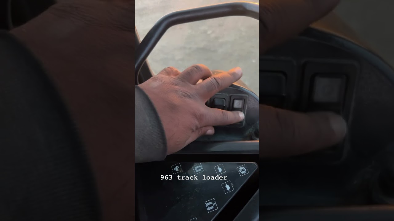 963 track loader controls