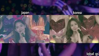 SNSD MY J + KISSING YOU + WAY TO GO LIVE COMPARISON
