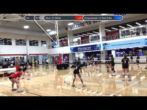 Empowered 12 Red Elite vs Niva 12 White, 2022-02-27, Frozen Festival - Day 2, Match 1, 1st Set