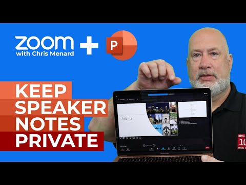 Zoom - View Speaker Notes When Presenting PowerPoint | Presenter View