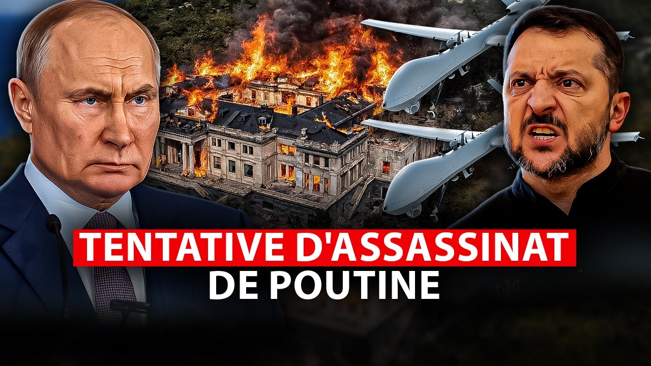 Poutine échappe à une tentative d’élimination. Sa maison ciblé ! La réponse Russe sera brutale.