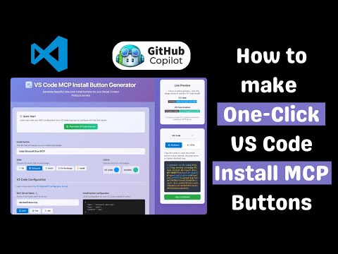 MCP VS Code: Create Install Buttons in Just Seconds MCP VS Code: Create Install Buttons in Just Seconds
