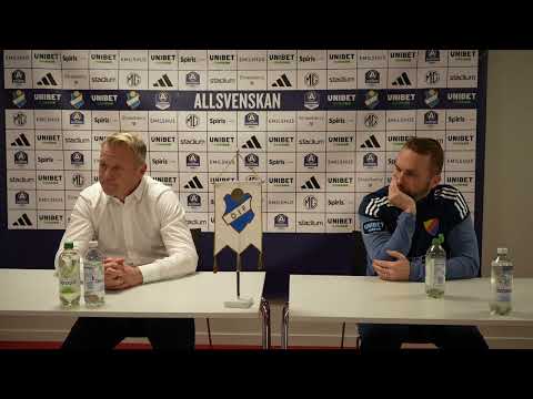 Presskonferens Östers IF - Djurgårdens IF 20251109
