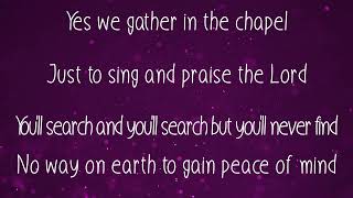 Crying in the Chapel ~ Elvis Presley ~ lyric video