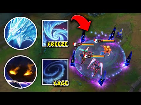 WE RAN THE FROZEN CAGE OF DEATH (TRAP THEM IN ANIVIA ULT) - League of Legends
