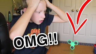 FLIPPING A FIDGET SPINNER!!! INSANE IMPOSSIBLE CHALLENGE!! *Double Flip*