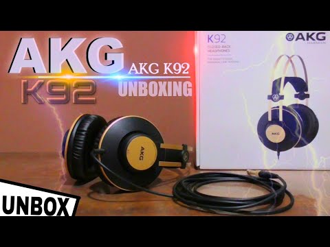 AKG K92 - Headphone - UNBOXING.........