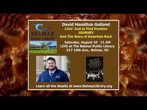 David Hamilton Golland AUTHORTIME - Journey & The Story of American Rock - Belmar Public LIbrary