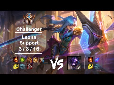 KR Challenger Replays Support Leona vs Alistar Ep.2455