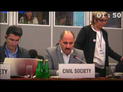 OSCE ODIHR Human Dimension Implementation Meeting 2016. Azer Hasret