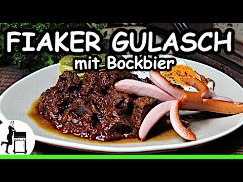 Fiaker Gulasch mit Bockbier | Die Frau am Grill