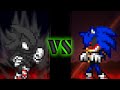 Dark Sonic Vs Sonic EXE