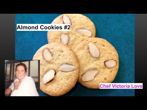 Almond Cookies #2 recipe testing with Chef Victoria Love.