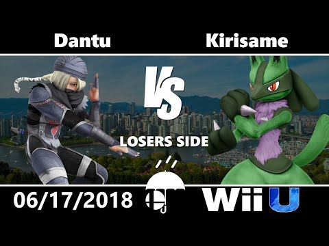 Rain City Wii U: Pools - Dantu (Sheik, Mewtwo) vs Kirisame (Lucario)