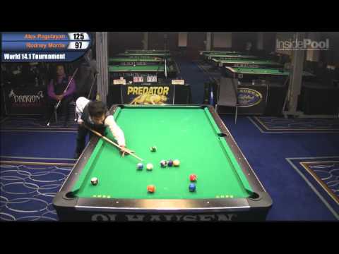 Rodney Morris vs Alex Pagulayan Pt 2 at the World 14.1 Tournament