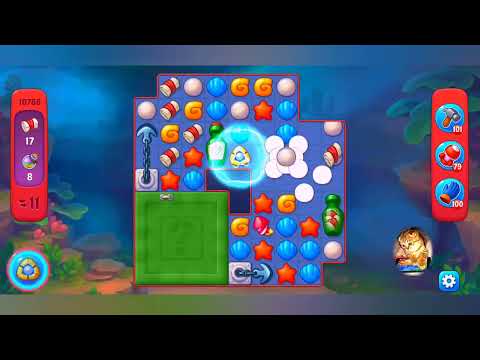 фишдом 2022  #  10786 уровень - прохождение без бустеров # Fishdom,   10786  level - no Boosters.