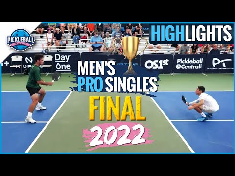 Zane Navratil vs JW Johnson | Pickleball Men's Pro Singles Final Highlights 2022