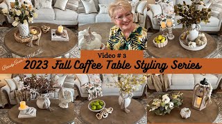 2023 FALL COFFEE TABLE STYLING SERIES #3 #falldecoratewithme #coffeetablestyling #falldecor #fall