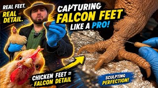Foot Model 👀  Falcon Feet Impressions, Sculpting Feet