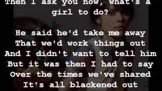 What&#39;s A Girl To Do by Bat For Lashes (Lyrics on Screen)
