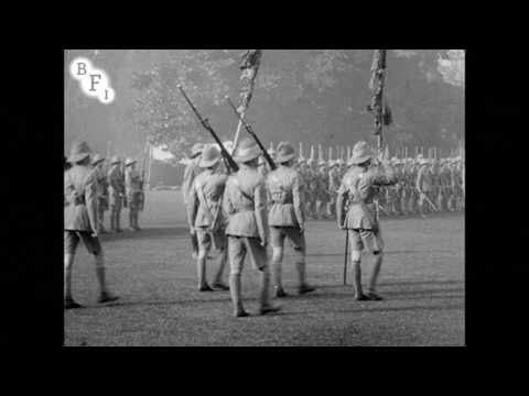 5th Calcutta Battalion: Presentation of Colours by H.E. The Viceroy