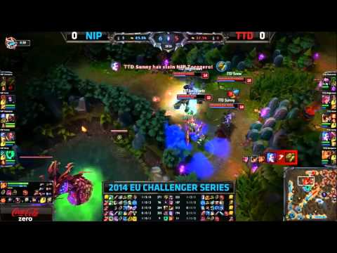 EU Challenger Spring 2014 Semifinals G1:NIP vs TTD Highlights