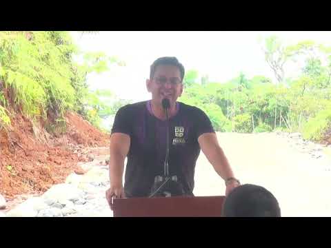 Entrega de afirmado comunidad San Cristobal- Santa Clara