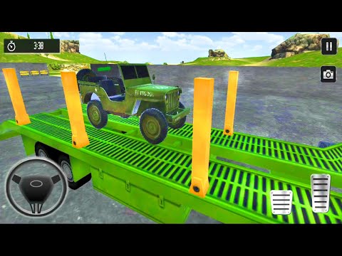 Army Car Jeep Truck Transport - Army Vehicle Cargo Transport Simulator 3D - Android Gameplay