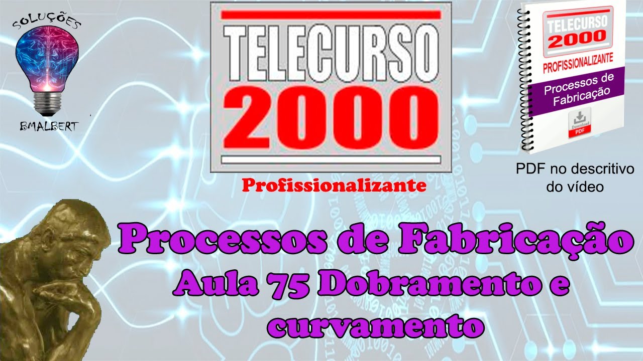 Telecurso 2000 - Processos de Fabricação - 75 Dobramento e curvamento