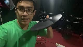 Video thumbnail for Unboxing Roland CY 5 Indonesia Roland V drums by KHIZFI