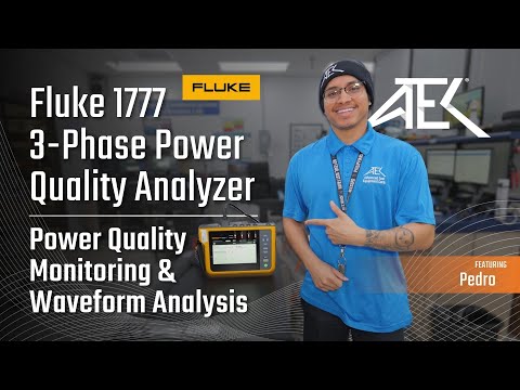 Fluke 1777 3 Phase Power Quality Analyzer | Power Quality Monitoring & Waveform Analysis Ft. Pedro