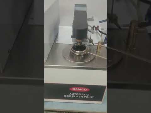 SEMI AUTOMATIC FLASH & FIRE POINT TEST APPARATUS (COC - OPEN CUP)