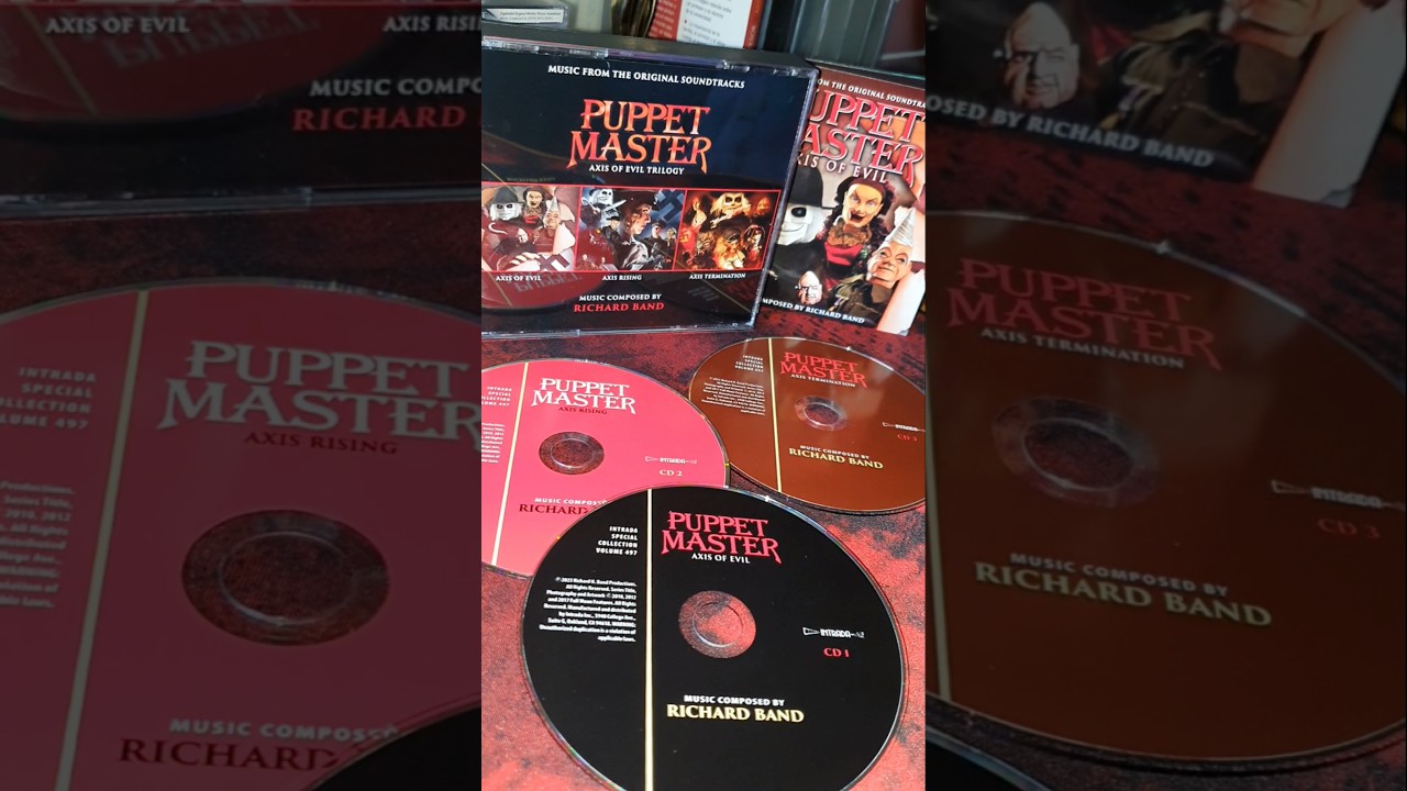 PUPPET MASTER AXIS OF EVIL TRILOGY Richard Band #puppetmaster #richardband #intrada