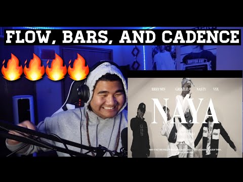 BRHYMIN, GRIZZLE, NASTY, V$X - NAYA (REACTION VIDEO)