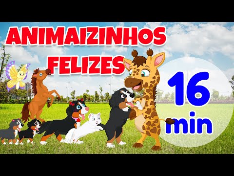 Animaizinhos felizes - Giramille 16 min | Desenho Animado Musical