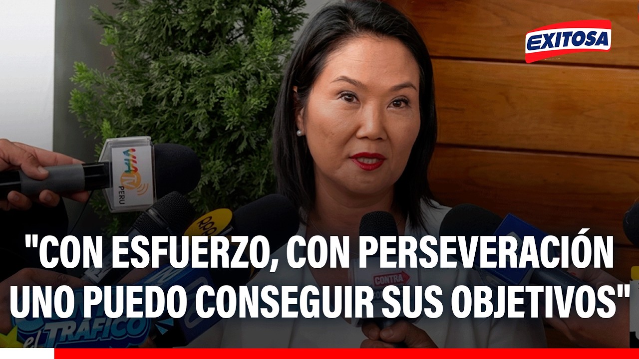 🔴🔵 Keiko Fujimori dio sus primeras declaraciones como virtual presidenta