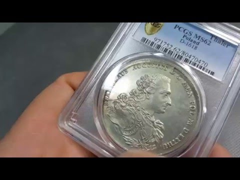 Piękny TALAR Stanisław August Poniatowski 1766