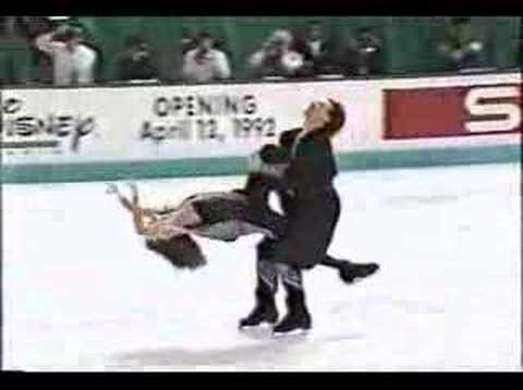 1992 Worlds, FD, Marina Klimova & Sergei Ponomarenko