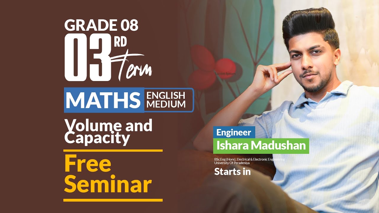 Grade 08 | Unit 22 | Volume and Capacity | Day 01 | 2025.9.1