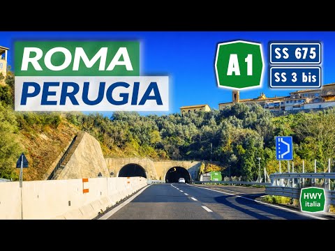 Percorso multi-stradale ROMA - PERUGIA | Autostrada del Sole - Racc. Umbro Laziale - E45 Tiberina