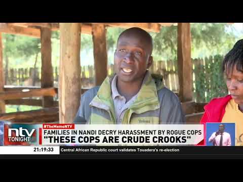 Police officers in Nandi county yet again under scrutiny from residents