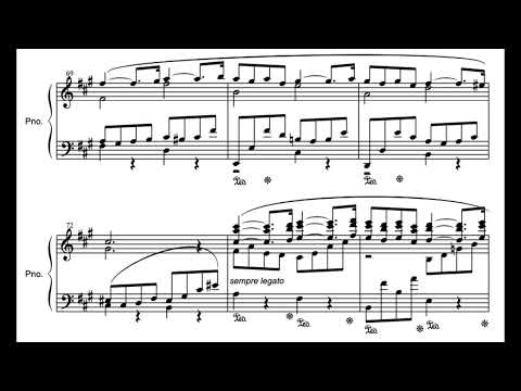 Pavane op. 50 (G. Fauré) Score Animation