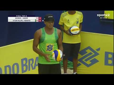 Vitor Felipe e Renato Andrew 2 x 0 André Stein e George